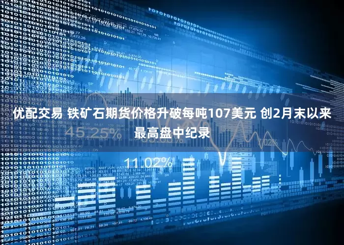 优配交易 铁矿石期货价格升破每吨107美元 创2月末以来最高盘中纪录